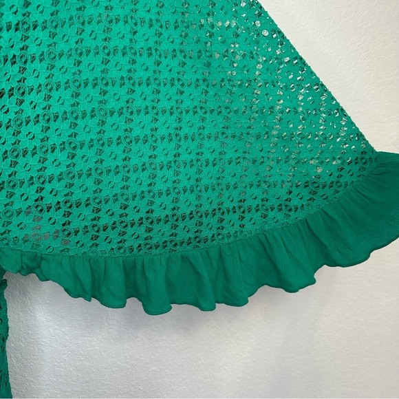 BIBI Green Island Beauty Romper Green 1X - Picture 8 of 16